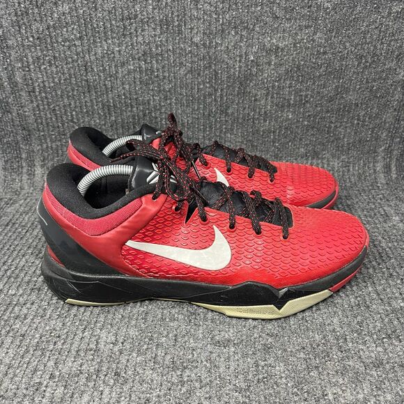 Nike Kobe 7 Zoom System TB 2012 Gym Red Black White Shoes 517359-600 Men Size 12